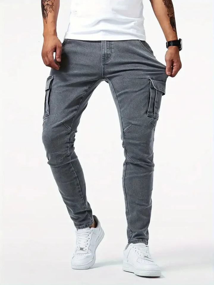 JAMES - DENIM CARGO JEANS