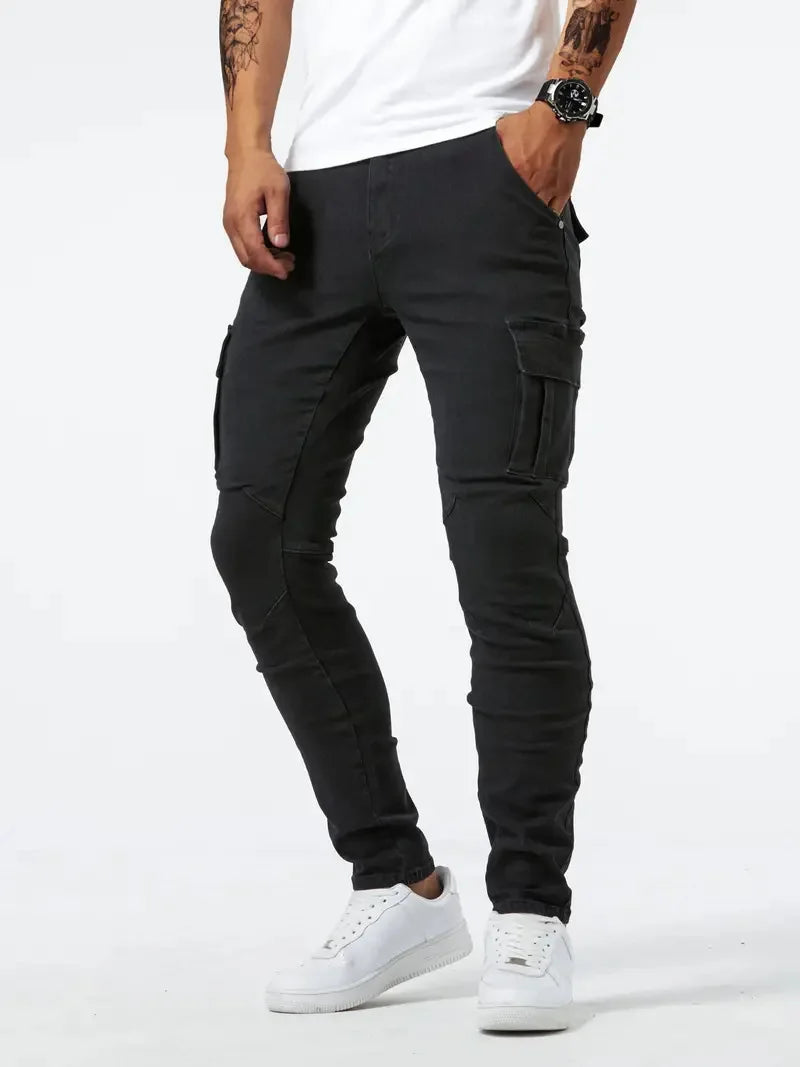 JAMES - DENIM CARGO JEANS