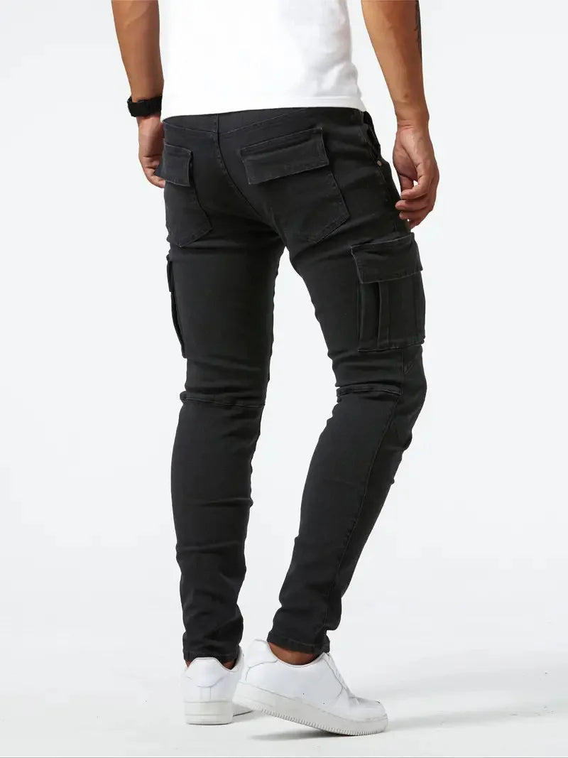 JAMES - DENIM CARGO JEANS