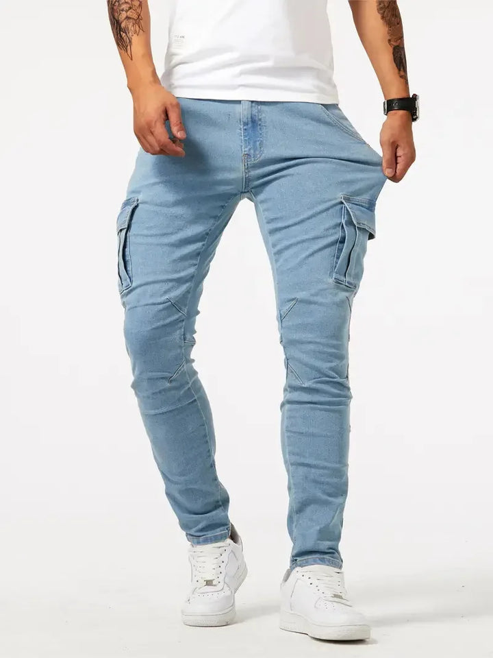 JAMES - DENIM CARGO JEANS