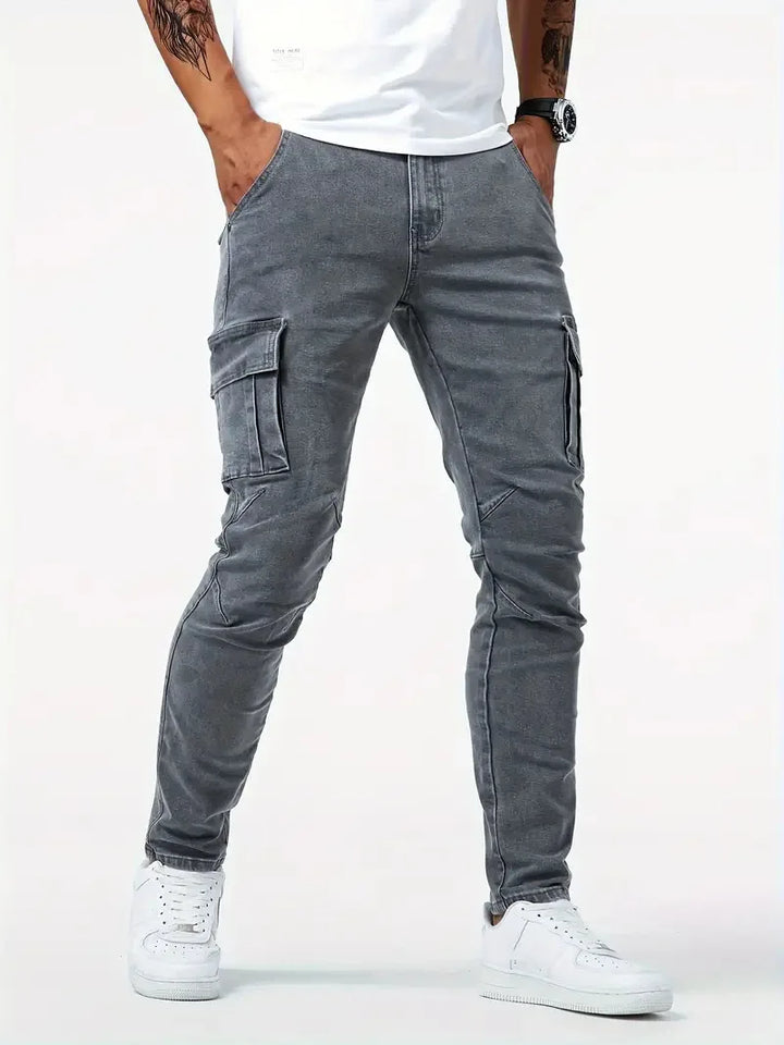 JAMES - DENIM CARGO JEANS